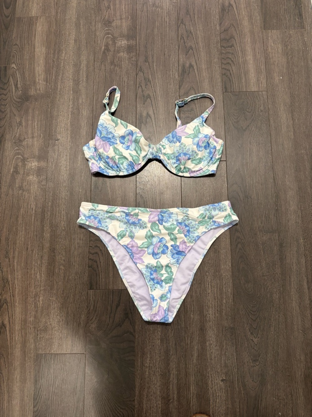 Hollister Pastel Floral Bikini